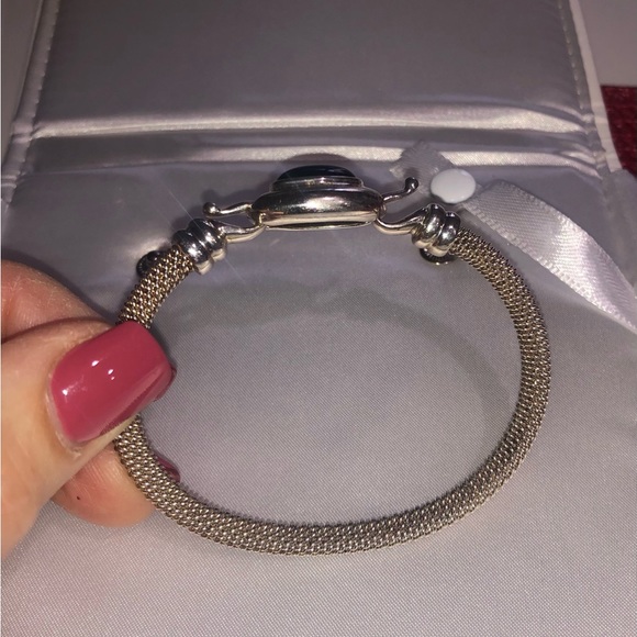 Onyx, sterling silver bracelet - Picture 10 of 10